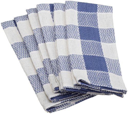 DII Home Essentials Woven Kitchen Towel, Blue, Set of 9