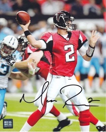 Matt Ryan Autographed/Hand Signed Atlanta Falcons 8x10 Photo