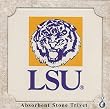 Tile Trivet  ~ Lousiana State University LSU Tigers ~ 6 inch x6 inch ~ code 955
