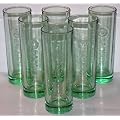 6x Bacardi Longdrinkglas gr�n Glas Gl�ser NEU OVP