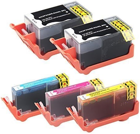 myCartridge Ink Cartridge Replacement For HP 934XL & HP 935XL High Yield C2P23AN C2P24AN C2P25AN C2P26AN (2 Black, 1 Cyan, 1 Magenta, 1 Yellow) 5 Pack Compatible With Officejet 6812 6815 Pro 6230 6830