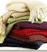 Martha Stewart Textured Yarn Blanket Throw 50" x 60" Navy Martha Stewart Textured Yarn Blanket Throw 50" x 60" Navy