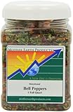 Mother Earth Products Dried Mixed Bell Peppers, Red And Green, 1 Full Quart