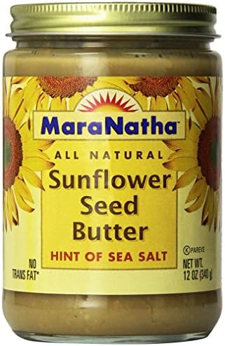 MaraNatha All Natural Sunflower Seed Butter (12 oz Jars) 2 Pack