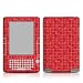Dots Red Design Protective Decal Skin Sticker for Amazon Kindle 2 E-Book Reader (Vers...