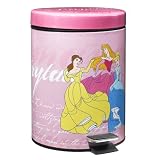 Princess Dear Diary Metal Step Wastebasket