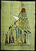 Handmade Egypt Painting King Akhenaten Worshipping God Aton