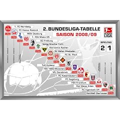 DFL Riesenmagnettabelle 2. Bundesliga, 60 cm x 40 cm