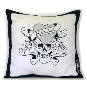 Ed Hardy Tanya Blue Euro Sham