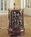 Antique Cherry Marble Round Wine Cabinet