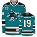 THORNTON #19 San Jose Sharks RBK Premier NHL Hockey Jersey by Reebok (NHLPA Certified Custom Sewn Authentic Twill)