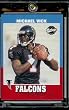2001 Upper Deck Vintage Michael Vick Rookie Atlanta Falcons Football Card - Mint Condition - Shipped In Protective Display Case