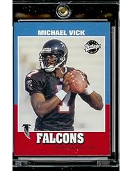 Trading Cards: 2001 Upper Deck Vintage Michael Vick Rookie Atlanta Falcons Football Card - Mint Condition - Shipped In Protective Display Case - Upper Deck