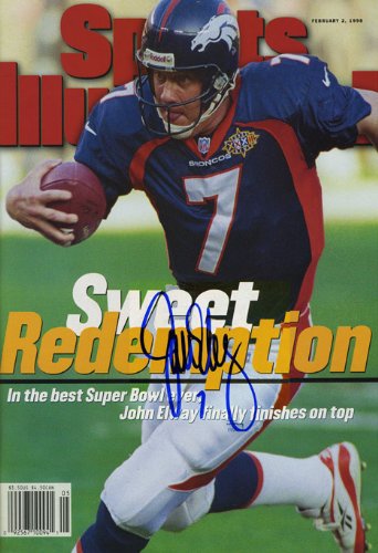John Elway Sports Illustrated Autograph Poster