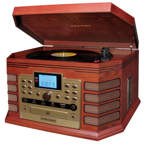 Crosley CR248 Songwriter CD Recorder - Oak