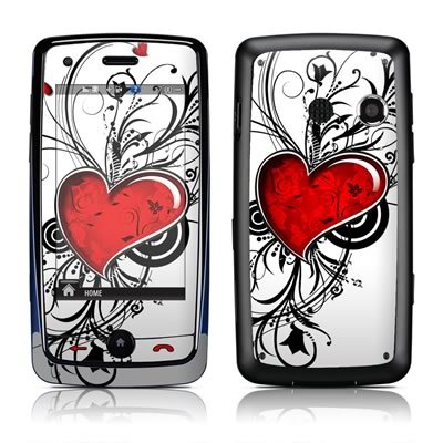 My Heart Design Protective Skin Decal Sticker Cover for LG Rumor Touch LN510 Cell Phone