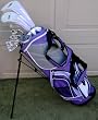 Ladies Complete Golf Clubs Set Drivers, Hybrid, Irons, Putter Bag Womens Golfing Equipment Purple Color