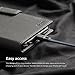 elago® [Leather Wallet] - [3 Card Slots][Cash Pocket][Magnetic Latch] – for iPhone 6/6S Plus (Dark Grey)