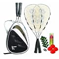 Speedminton 400106 Set S 300 - Modell 2009, wei� / schwarz