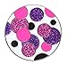 Navika Glitzy Polka Dot (Purple & Pink) Marker with Magnetic Hat Clip