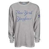 New York Yankees Faded Club Font Thermal Shirt by Reebok