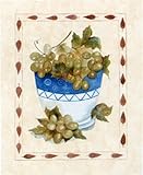 IMAGE OF Four Seasons Fruits IV MUSEUM WRAP CANVAS Print With Added Heavy BRUSHSTROKES P. Lafont 9x12