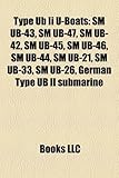 Type Ub II U-Boats: SM Ub-43, SM Ub-47, SM Ub-42, SM Ub-45, SM Ub-46, SM Ub-44, SM Ub-21, SM Ub-33, SM Ub-26, German Type Ub II Submarine-