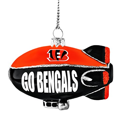 NFL Cincinnati Bengals Glitter Blimp Ornament
