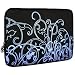 14 inch Purple Fleur Abstract Notebook Laptop Computer Carrying Case Sleeve