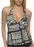 La Blanca Tribal Council halter tankini