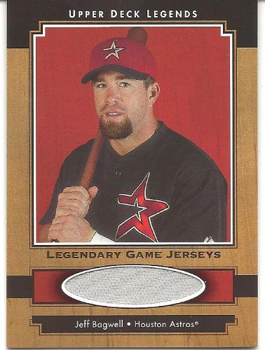 Jeff Bagwell 2001 Upper Deck Legends Legendary Game Jersey Card #JJB Houston Astros