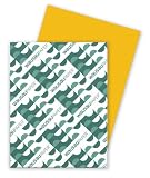 Wausau Paper Astrobrights Colored Card Stock, 65 lb, Letter, Galaxy Gold, 250 Sheets per Pack (22771)
