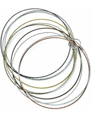 Leslies Sterling Silver Multi Color Bangle