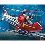 Playmobil 4824 Rescue Set Fire Fighting Helicopter