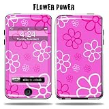 Apple iPod Touch Protective Vinyl Skin 2G 3G 2nd 3rd Generation 8GB 16GB 32GB - Flower Power