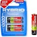 Ultralast UL-4AAAHYB HYBRIO Ready-To-Use Rechargeable AAA Battery Retail Pack