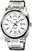 Casio Men's MTP1339D-7AV Silver Stainless-Steel Quartz Watch with Silver Dial