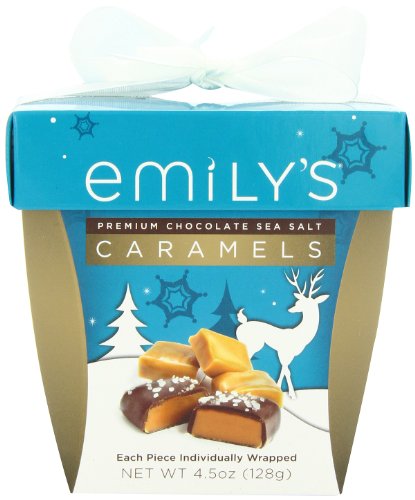 Emily's Premium Chocolate with Sea Salt Caramels, 4.5 Ounce