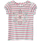 GYMBOREE(ジンボリー) スノーフレーク ジェム ティ アイシー ストライプ トップス半袖Tシャツ 12～18ヶ月【並行輸入】