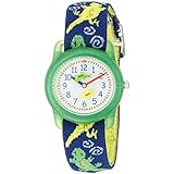 Timex Kids' T72881 "Lizards" Watch with Multi-Colored Fabric Band