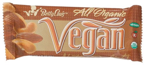 Betty Lou's Organic Vegan Bar, Nutty Delight, 1.75-Ounce Bars (Pack of 12)