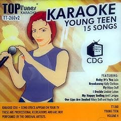 Top Tunes Karaoke CD+G Young Teen Vol. 4 TT-260-v2