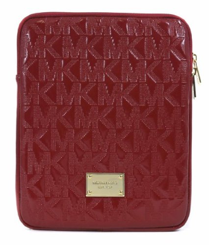 Michael Kors Signature Electronics Leather Tablet Case Red