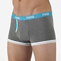 Puma Mens Short Boxer Grey/Aqua