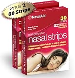 NasalAid Nasal Strips, Small Medium, Clear, 30 Count Boxes