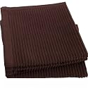 Now Designs Ripple Dishcloth Set of 4, Chocolate