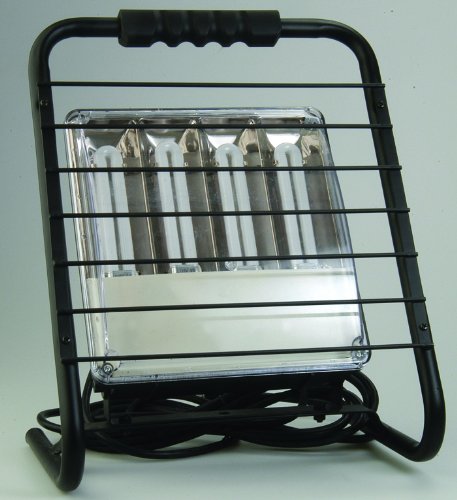 uniTEC 44065 Energiespar-Arbeitsleuchte, 36 Watt, tragbar, schwarz