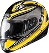 HJC CL-Max 2 Zader Full Face Motorcycle Helmet MC-3 Yellow XXXXXL 5XL 974-939