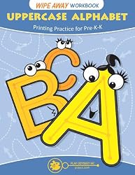 Uppercase Alphabet Wipe Away Workbook