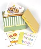 30 Handmade All Occasion Greeting Cards with Decorative Reusable Organizer Box